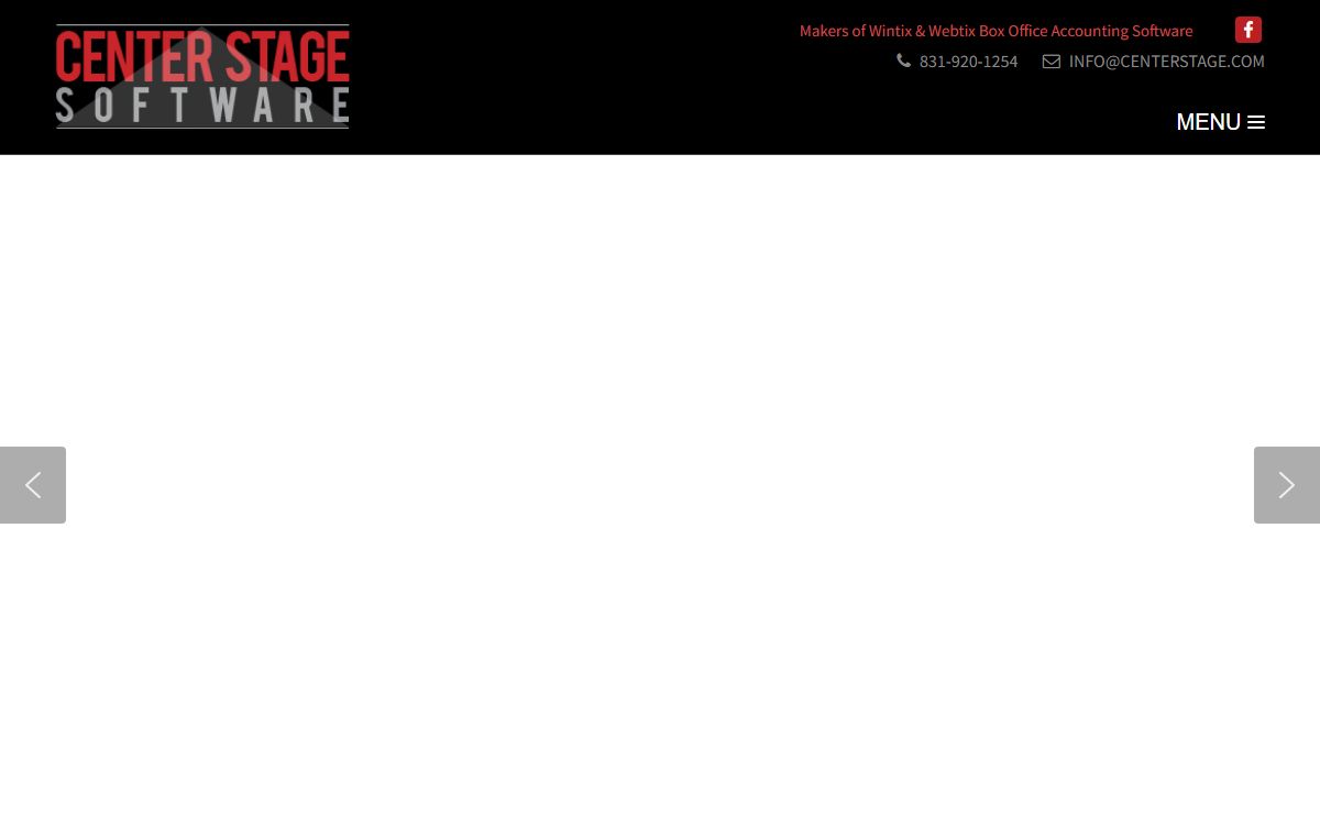 Center Stage Software - Makers of Wintix & Webtix Box Office Accounting Software