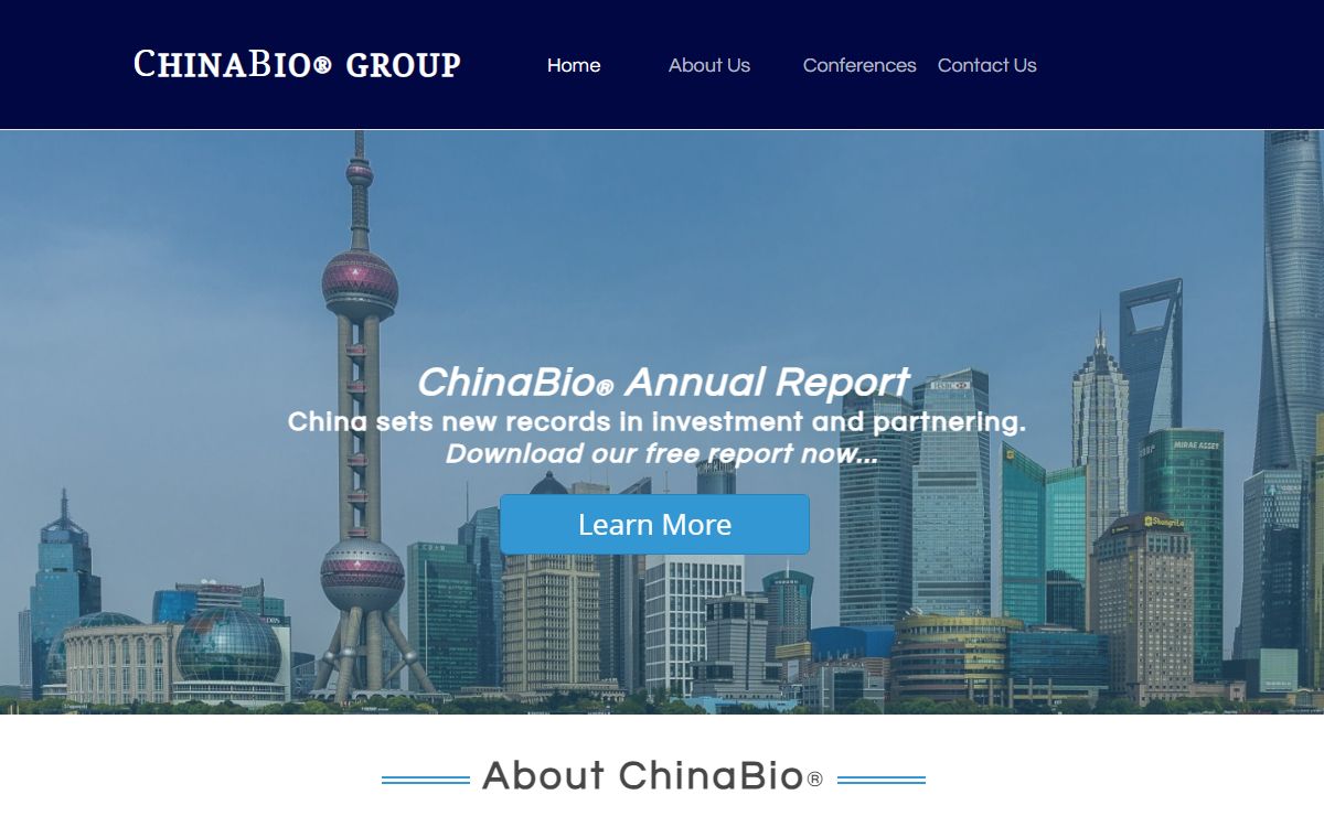 Home - ChinaBio® Group