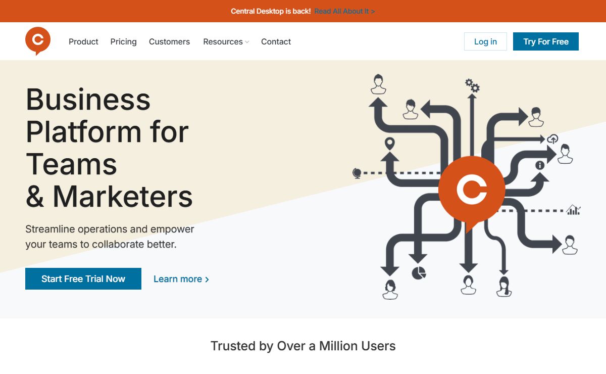Central Desktop - Team Collaboration for Business