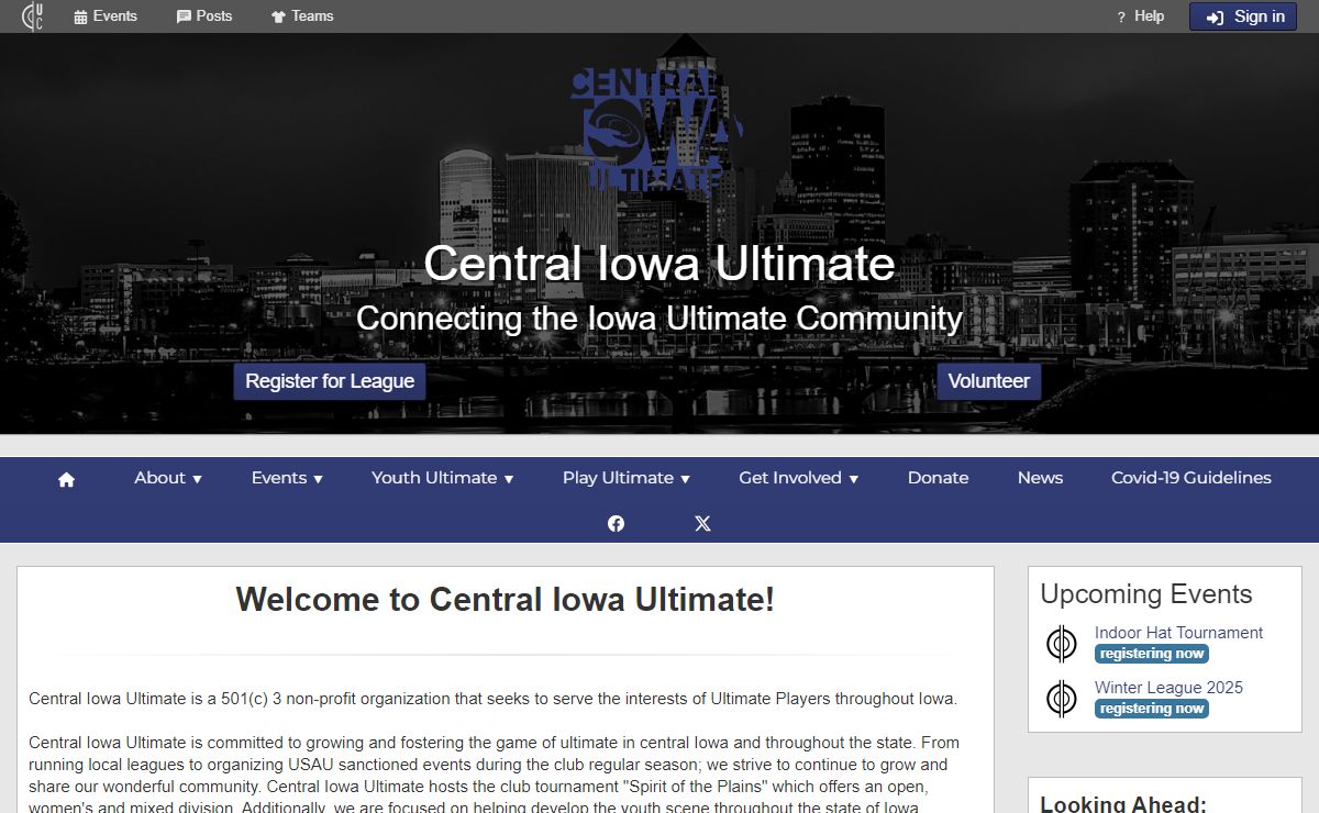 Central Iowa Ultimate