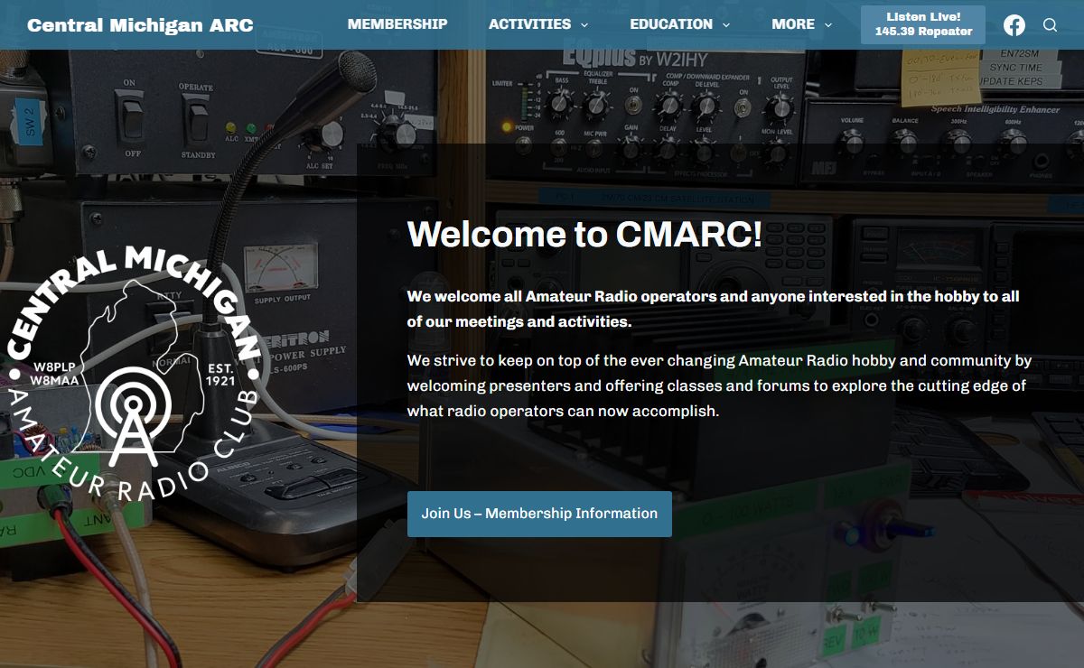 Central Michigan Amateur Radio Club – Since 1921