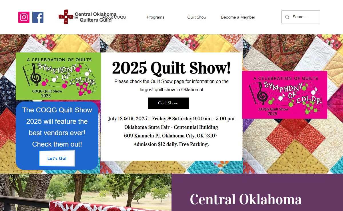 Central Oklahoma Quilters Guild | Quilting guild in Oklahoma City area | 5810 Tulakes Avenue, Bethany, OK, USA