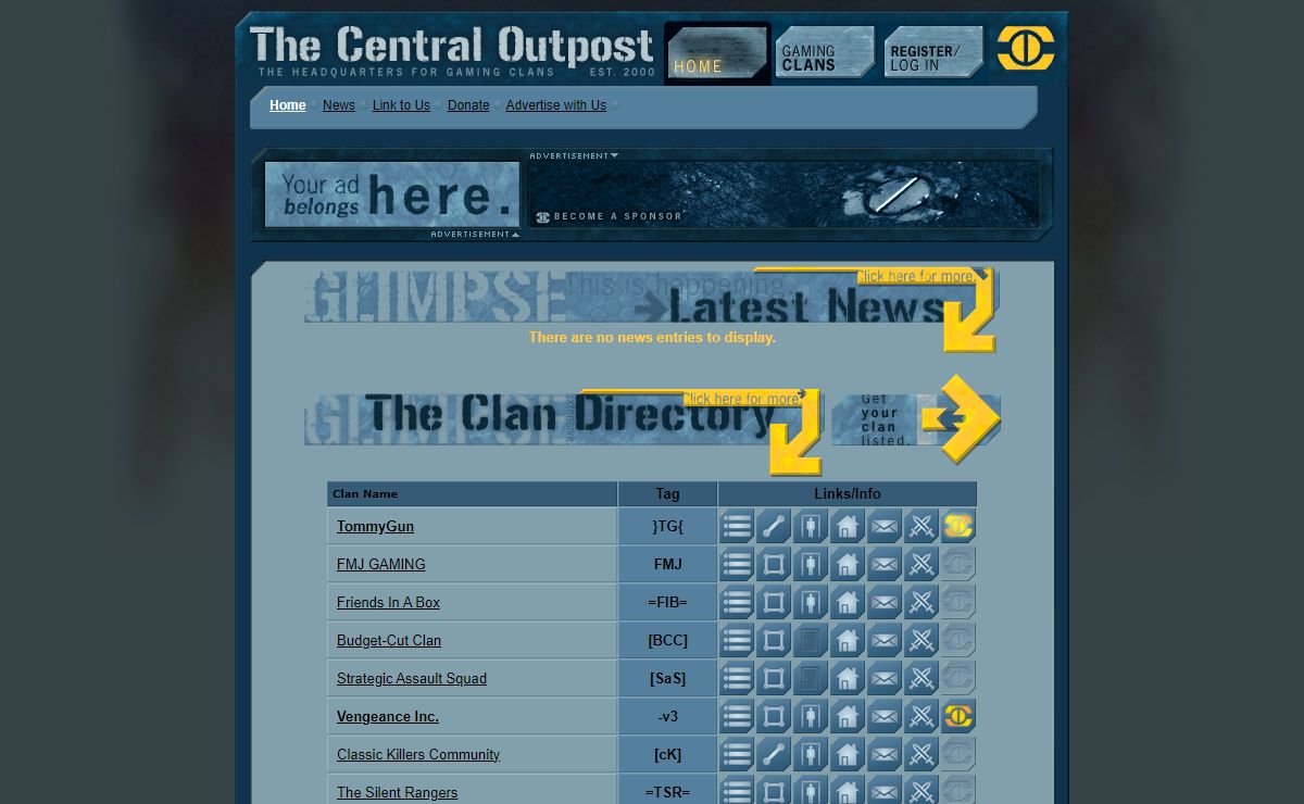 Central Outpost - The Headquarters for Gaming Clans