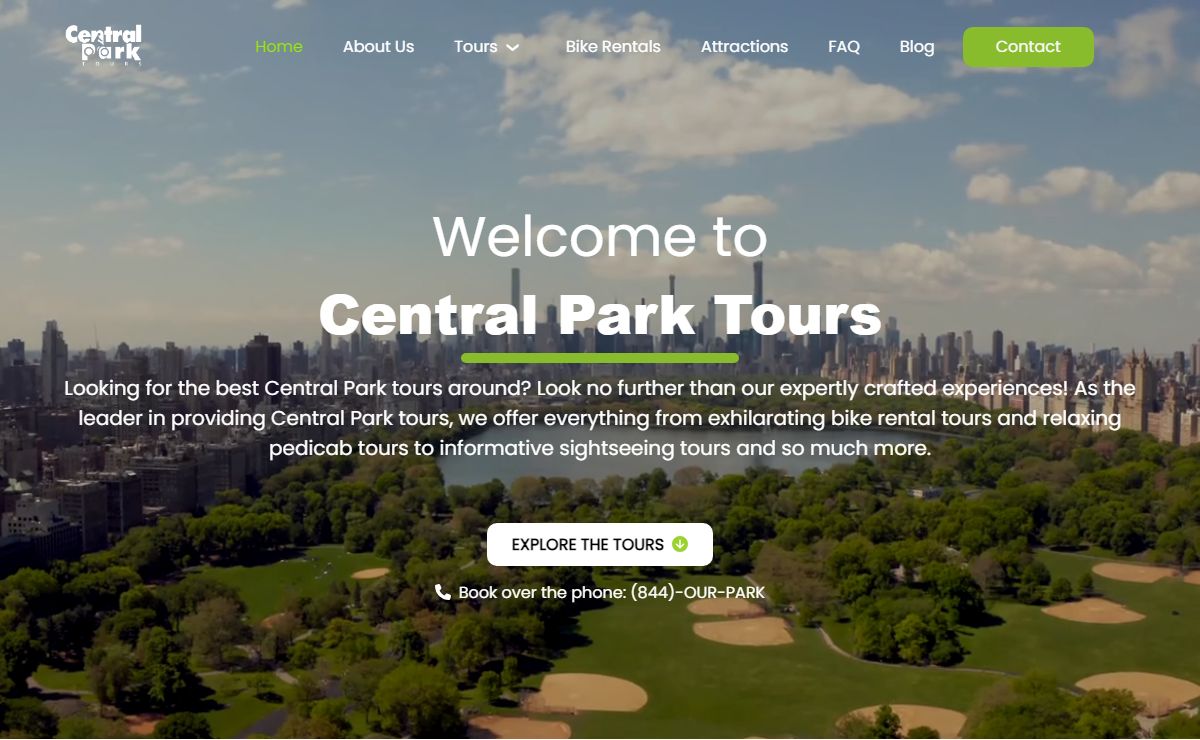 Central Park Tours - The Official Central Park Tour Company
