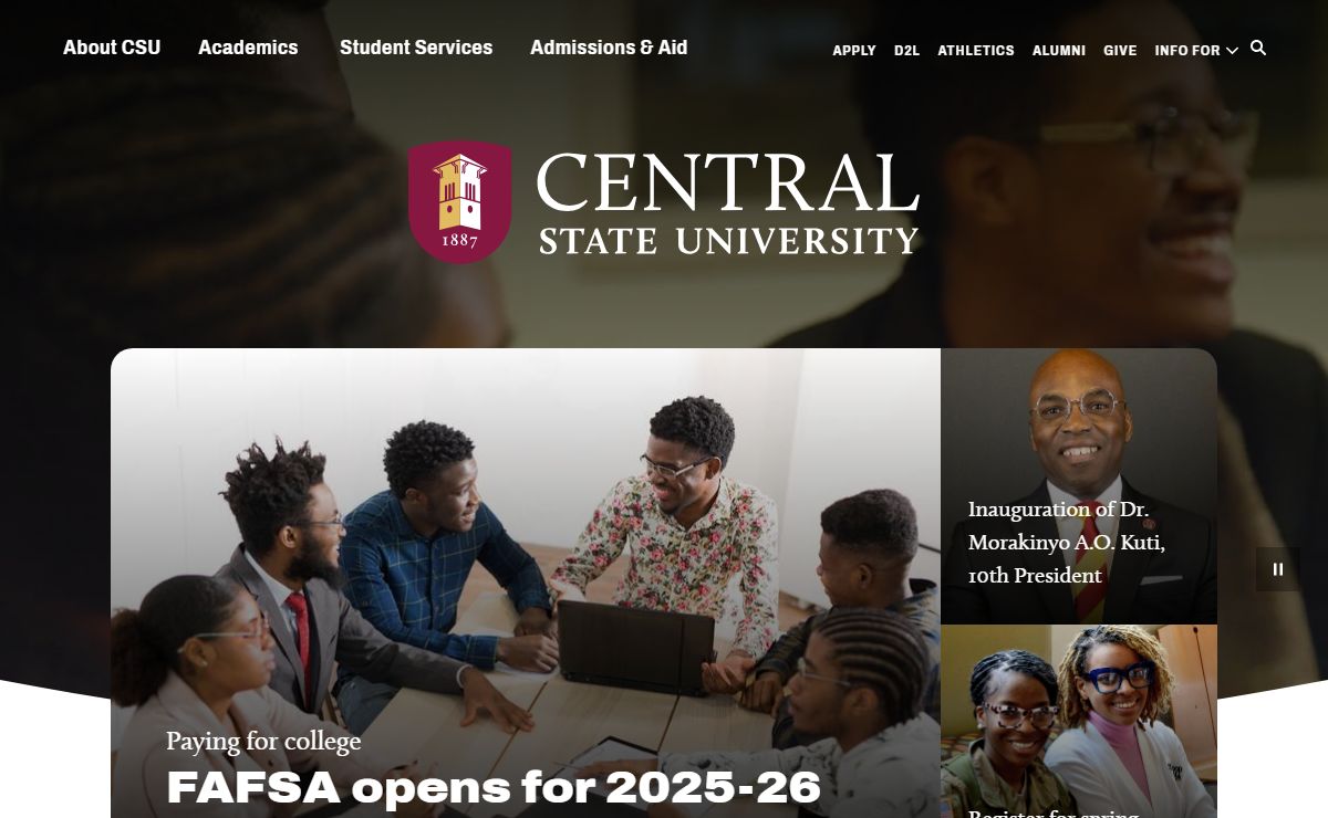 Central State University | HBCU | Wilberforce, Ohio