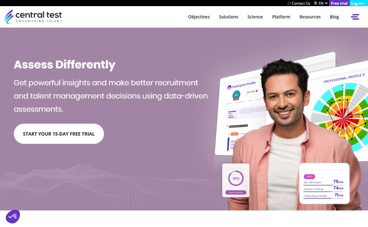 CENTRAL TEST– Home Page l Psychometric Assessments Solutions