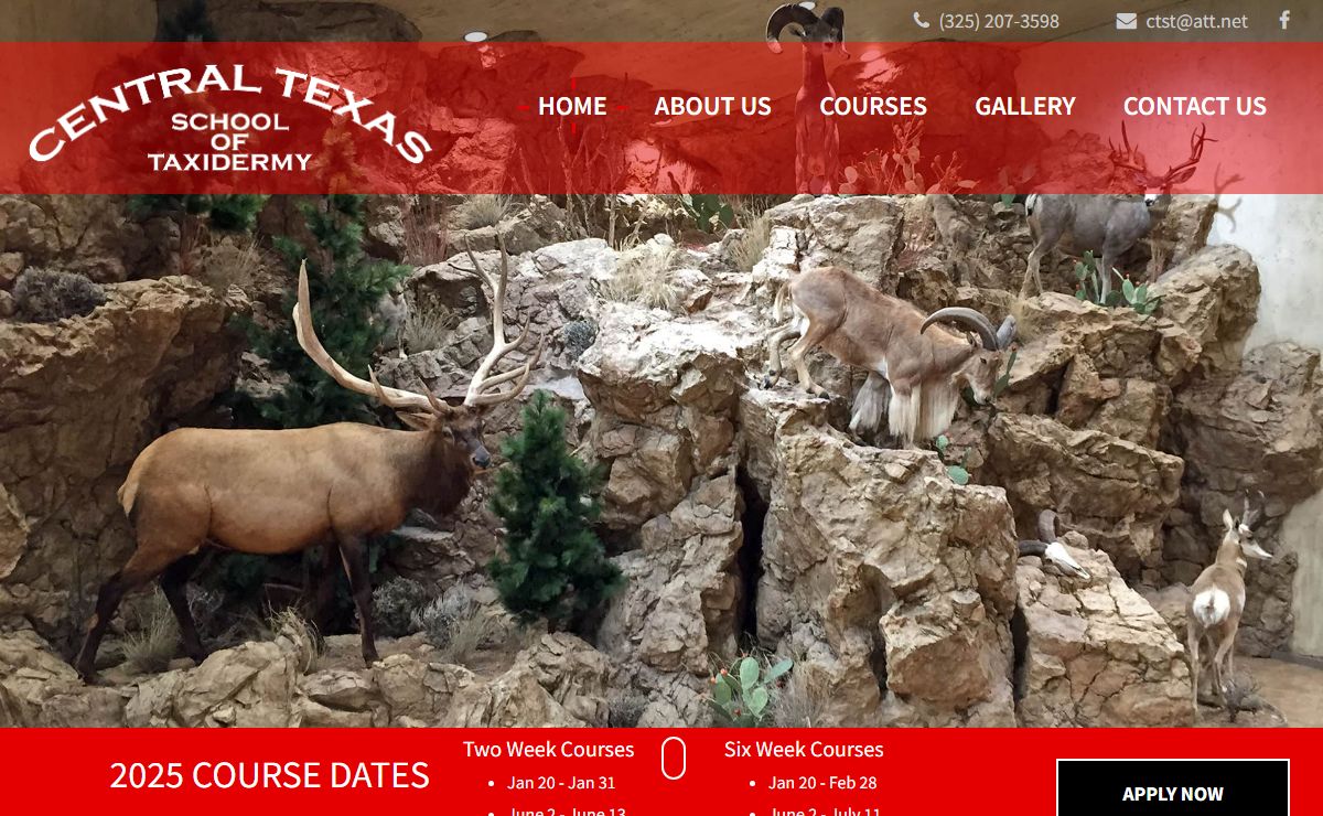 Central Texas School of Taxidermy | Snyder, Texas