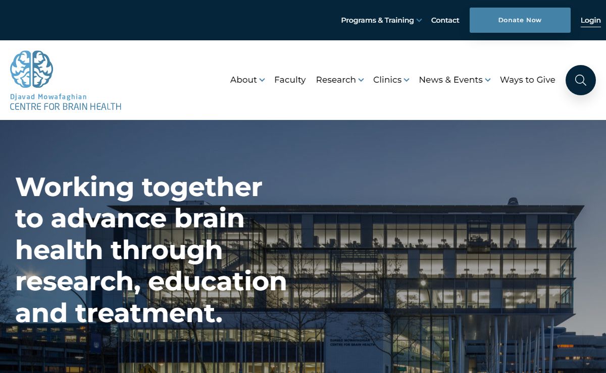 Working to Advance Brain Health - Djavad Mowafaghian Centre for Brain Health | DMCBH