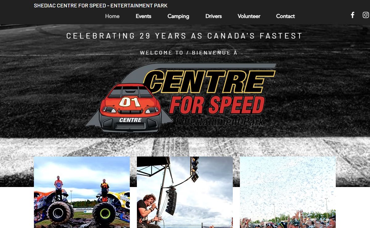CENTRE For Speed Entertainment Park | Shediac | Monster Trucks, Music, Demos, Racing and More |