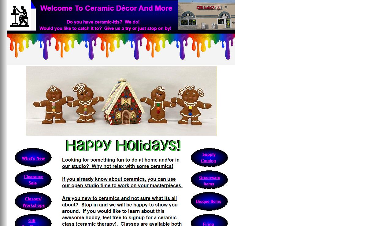 Welcome To Ceramic Decor And More In Albany (Colonie), New York! Ceramic Classes, Supplies, Greenware, Bisque, and Firing!