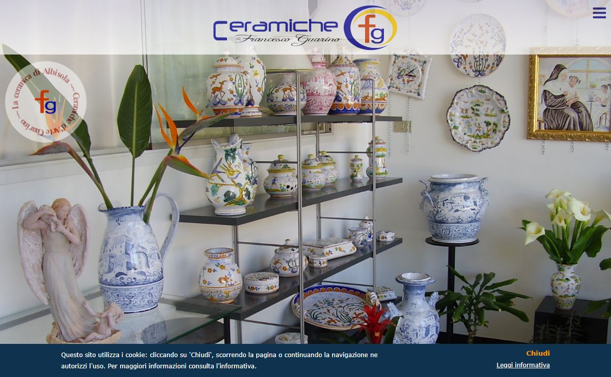 ALBISOLA CERAMICHE D'ARTE GUARINO CERAMICA E PORCELLANE ARTISTICHE ITALIANE