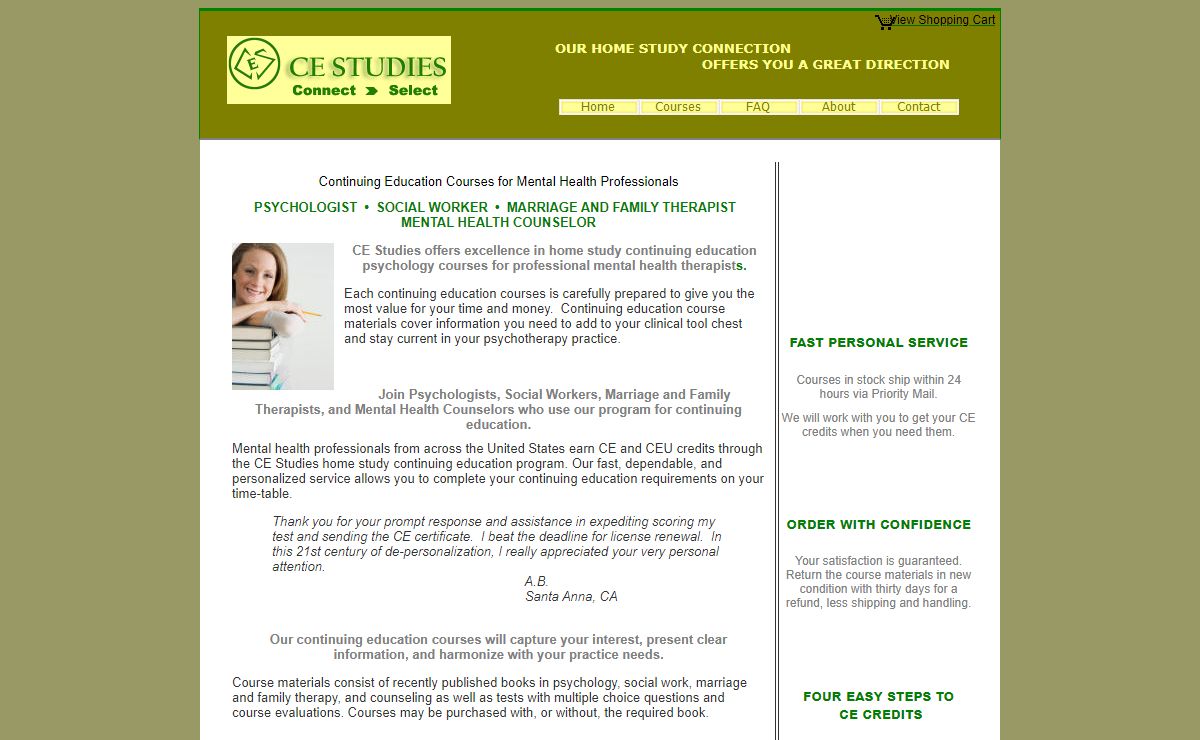 CE Studies Continuing Education for Psychologists