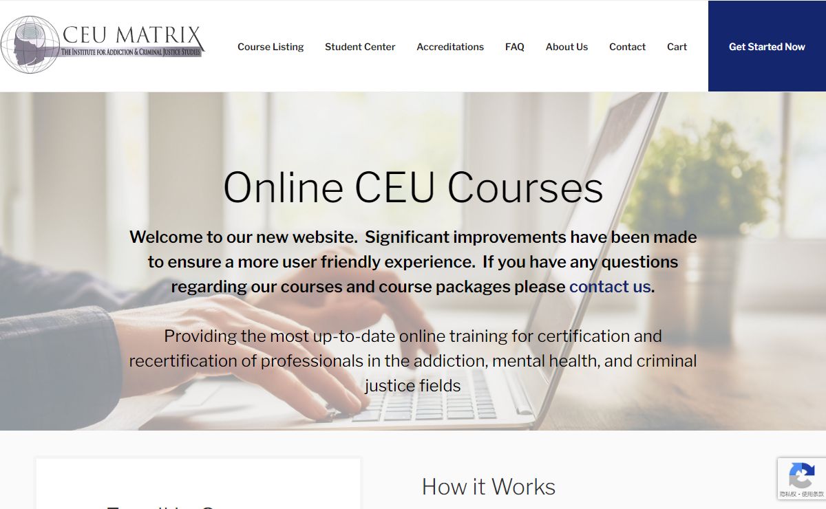 Substance Abuse Certification - Criminal Justice Online Programs - CEU