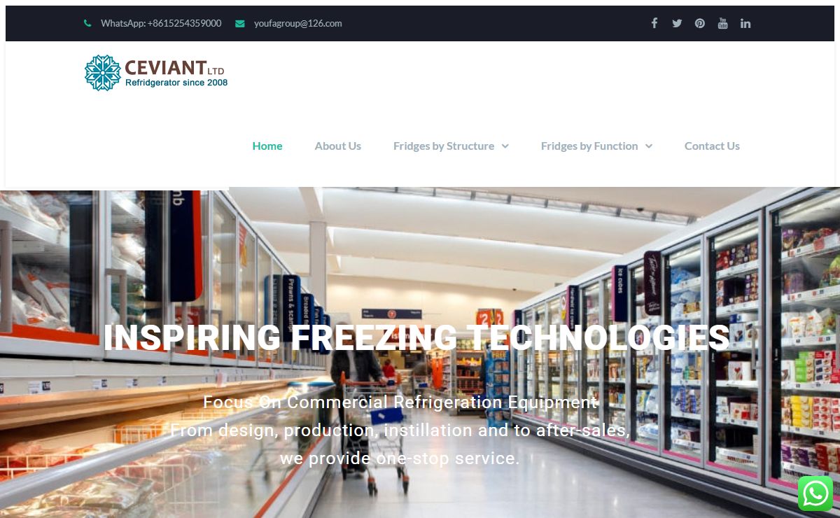 Commercial Display Refrigerator & Freezer Manufacturer - Ceviant