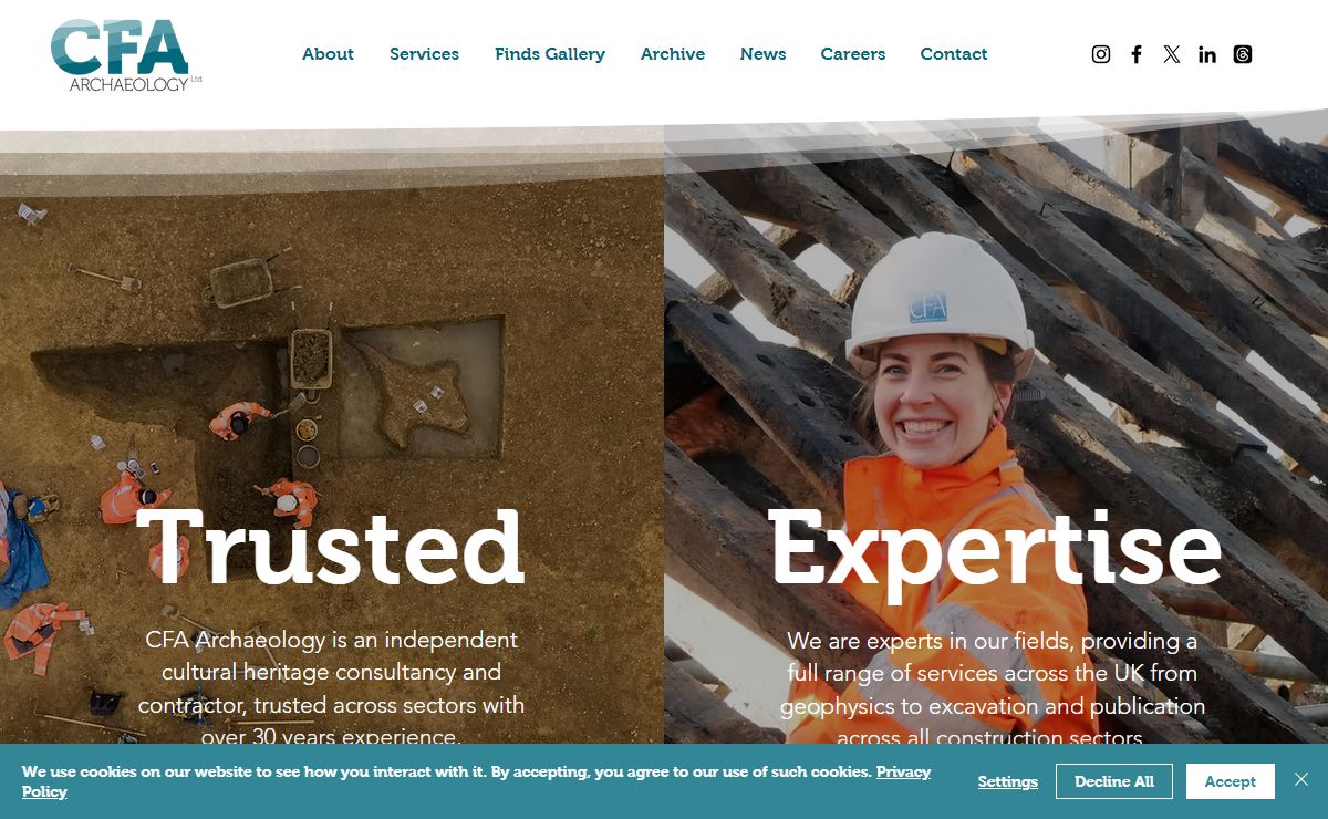 CFA Archaeology | Cultural heritage consulting & contracting | UK