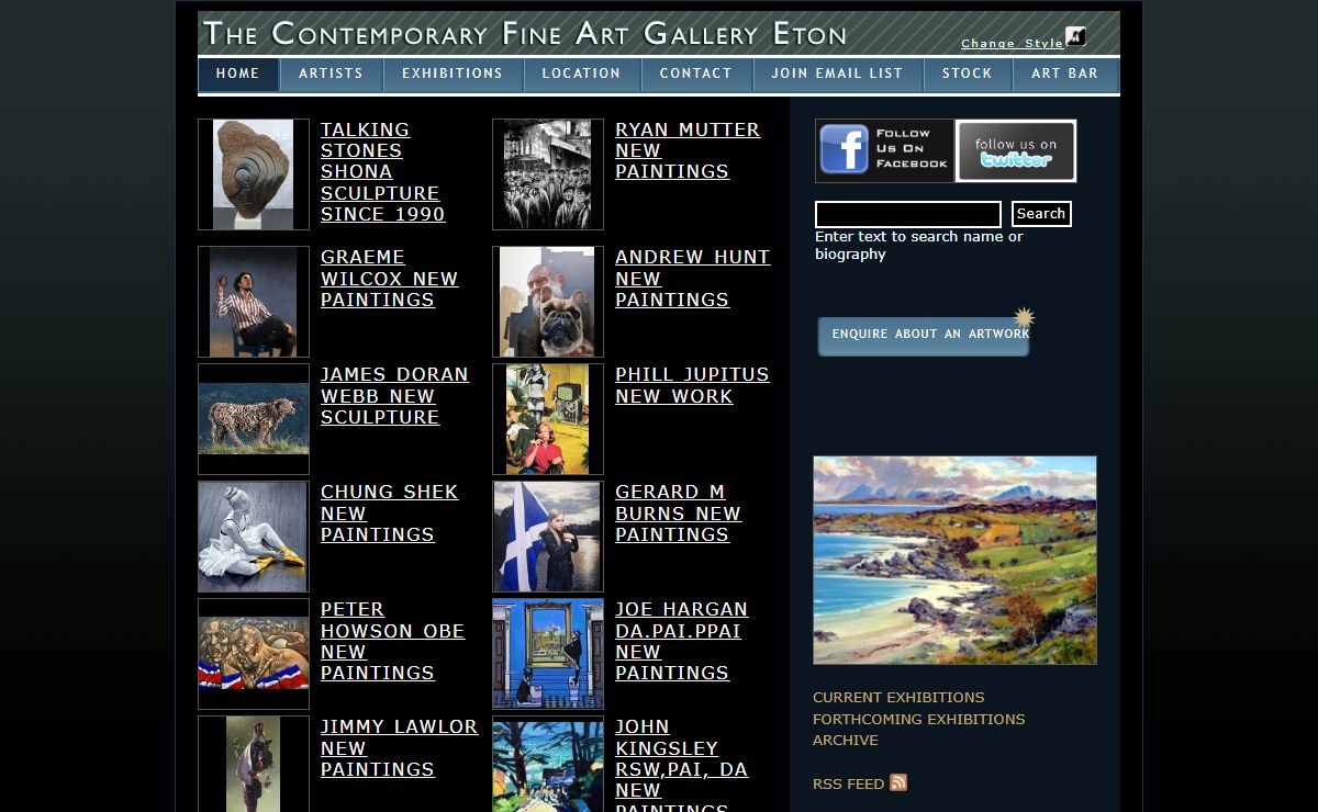 The Contemporary Fine Art Gallery @ The Piper Art Bar: Home