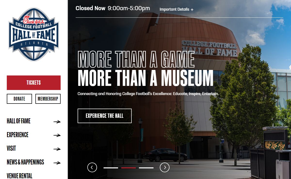 Hall of Fame Exhibit | Atlanta Fan Attraction | College Football Hall of Fame