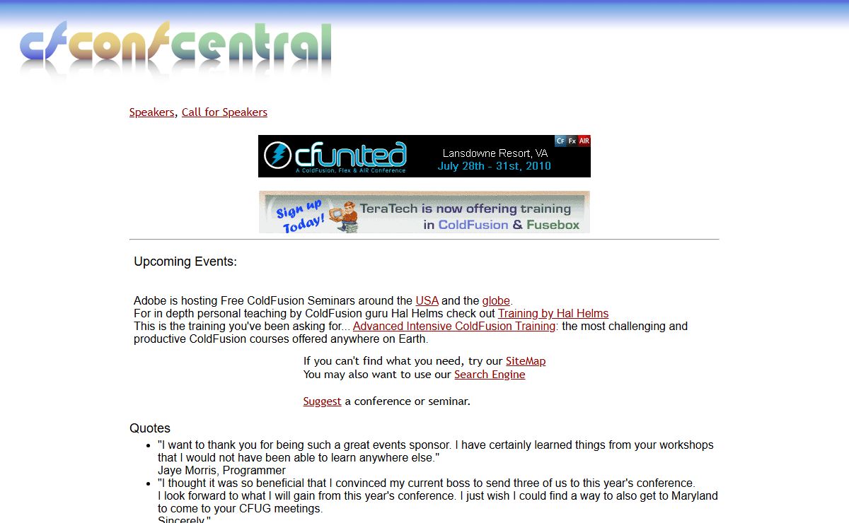 ColdFusion User Conference