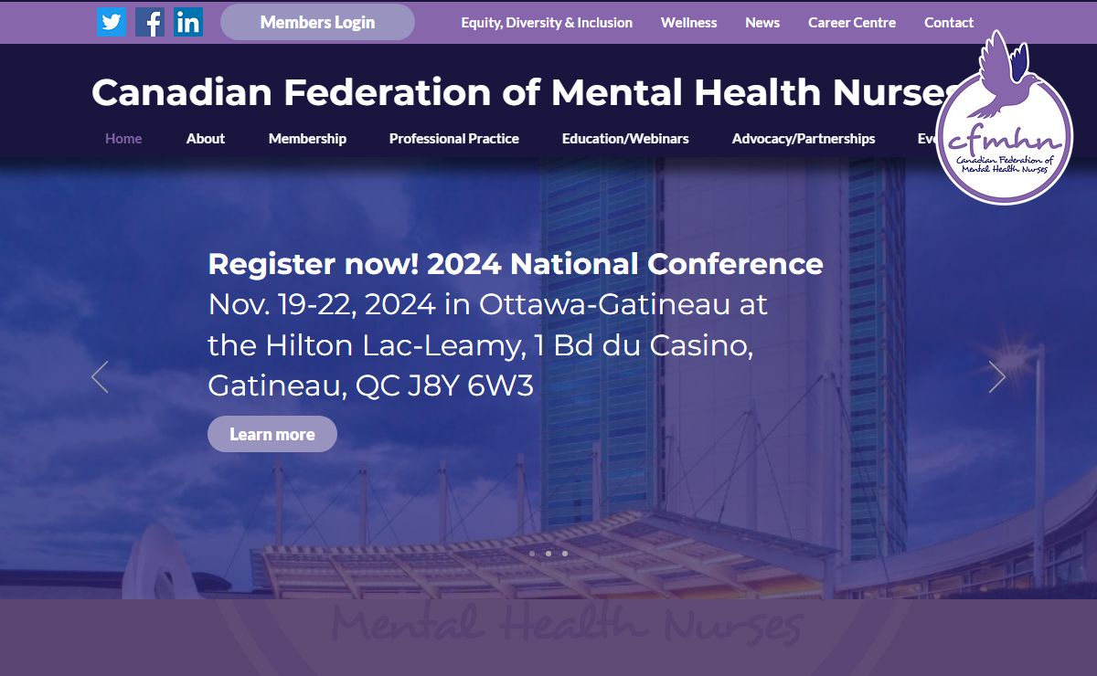 Canadian Federation of Mental Health Nurses (CFMHN) | mental health nursing