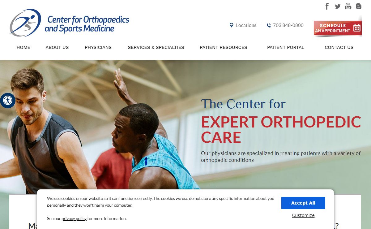 Center for orthopedics and Sports Medicine - orthopedic Care Vienna VA | Sports Medicine Herndon