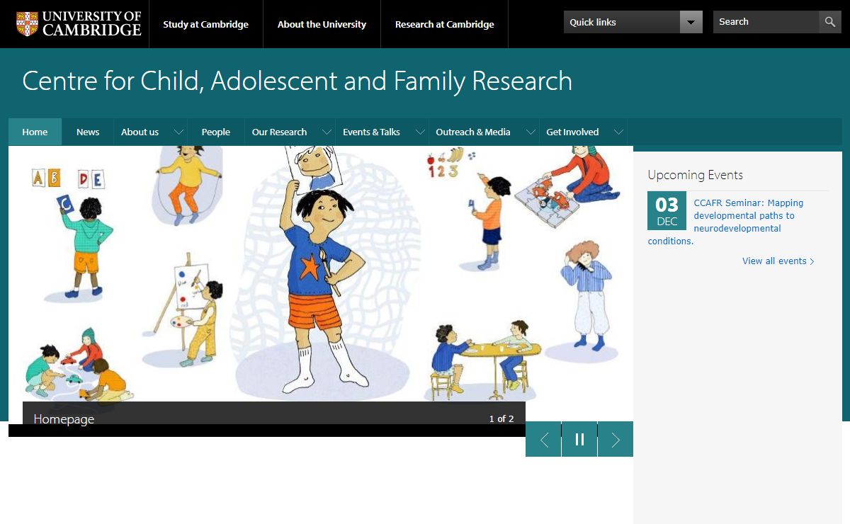 Centre for Child, Adolescent and Family Research |