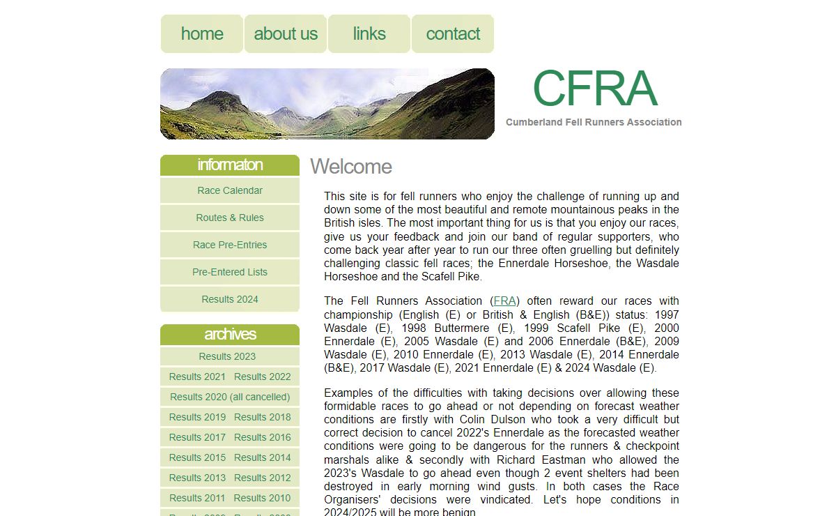 CFRA - Cumberland Fell Runners Association