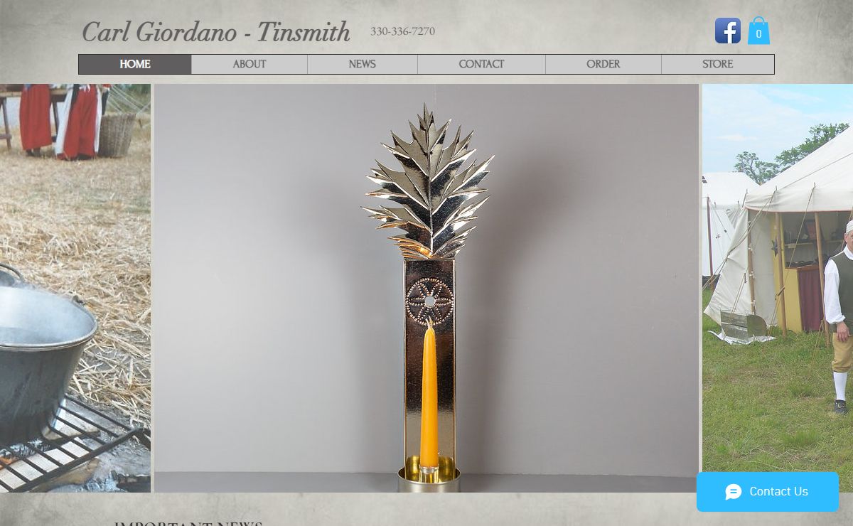 Tinware | Carl Giordano - Tinsmith