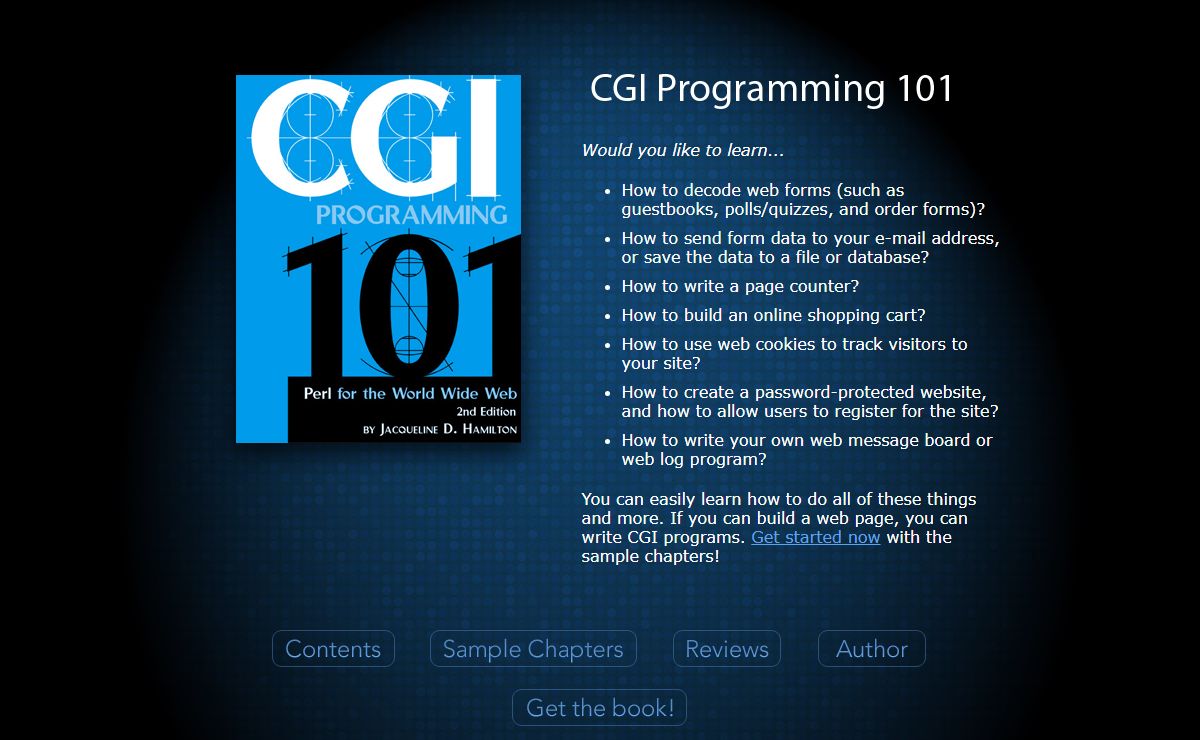 CGI Programming 101