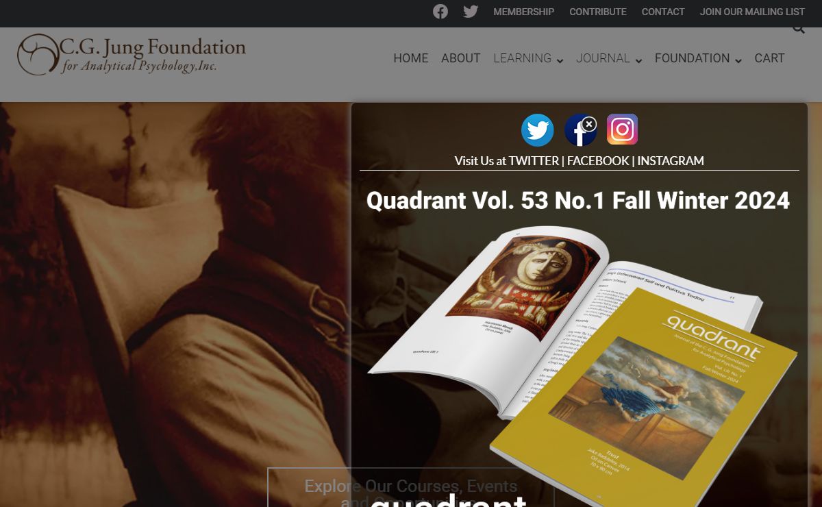 Home Page - CG JUNG FOUNDATION