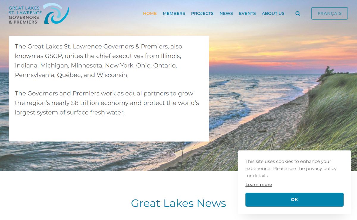 The Great Lakes and St. Lawrence Governors and Premiers Great Lakes Governors and Premiers