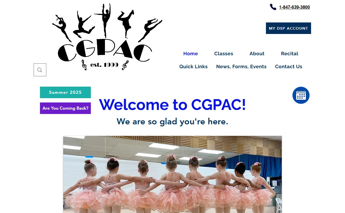 CGPAC | Dance Classes, Music, Theatre, and more!