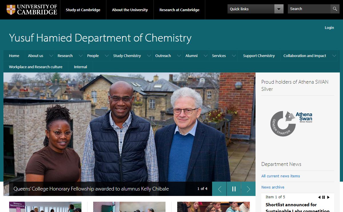 Yusuf Hamied Department of Chemistry |