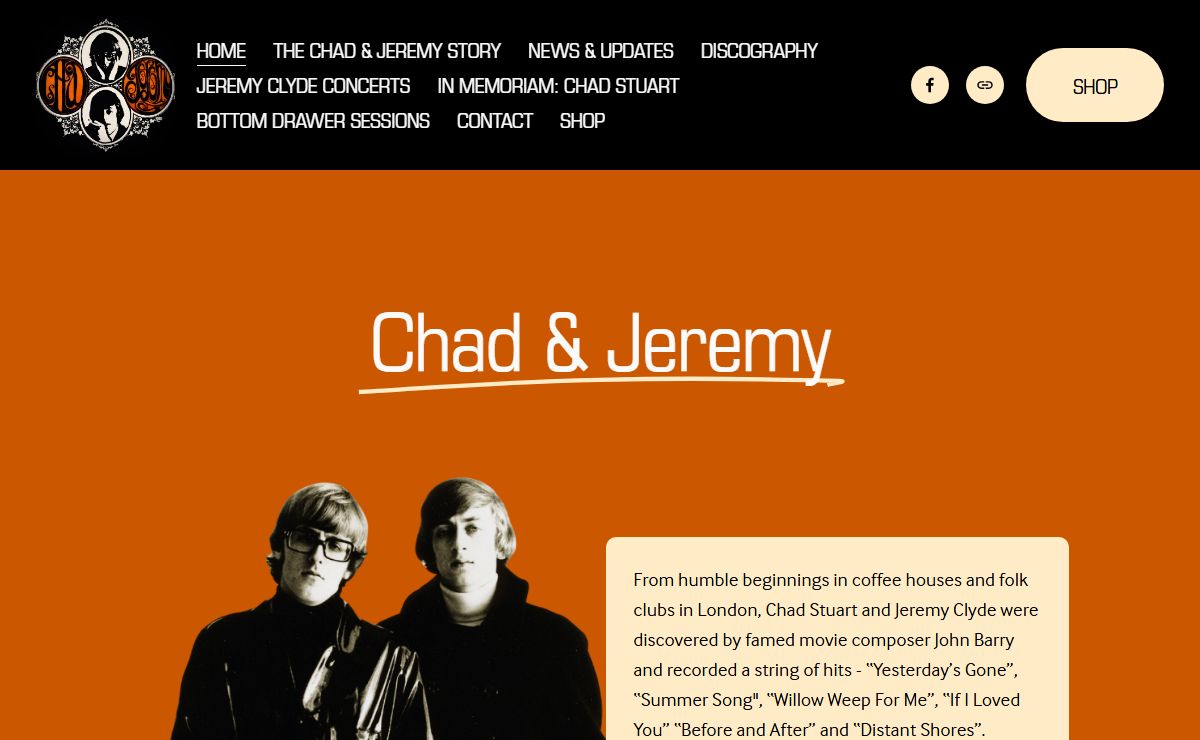 Chad & Jeremy | Official Website