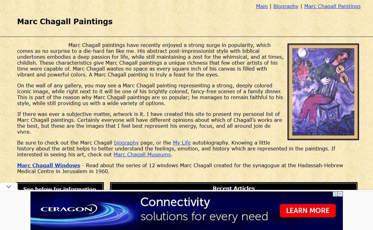 Marc Chagall Paintings