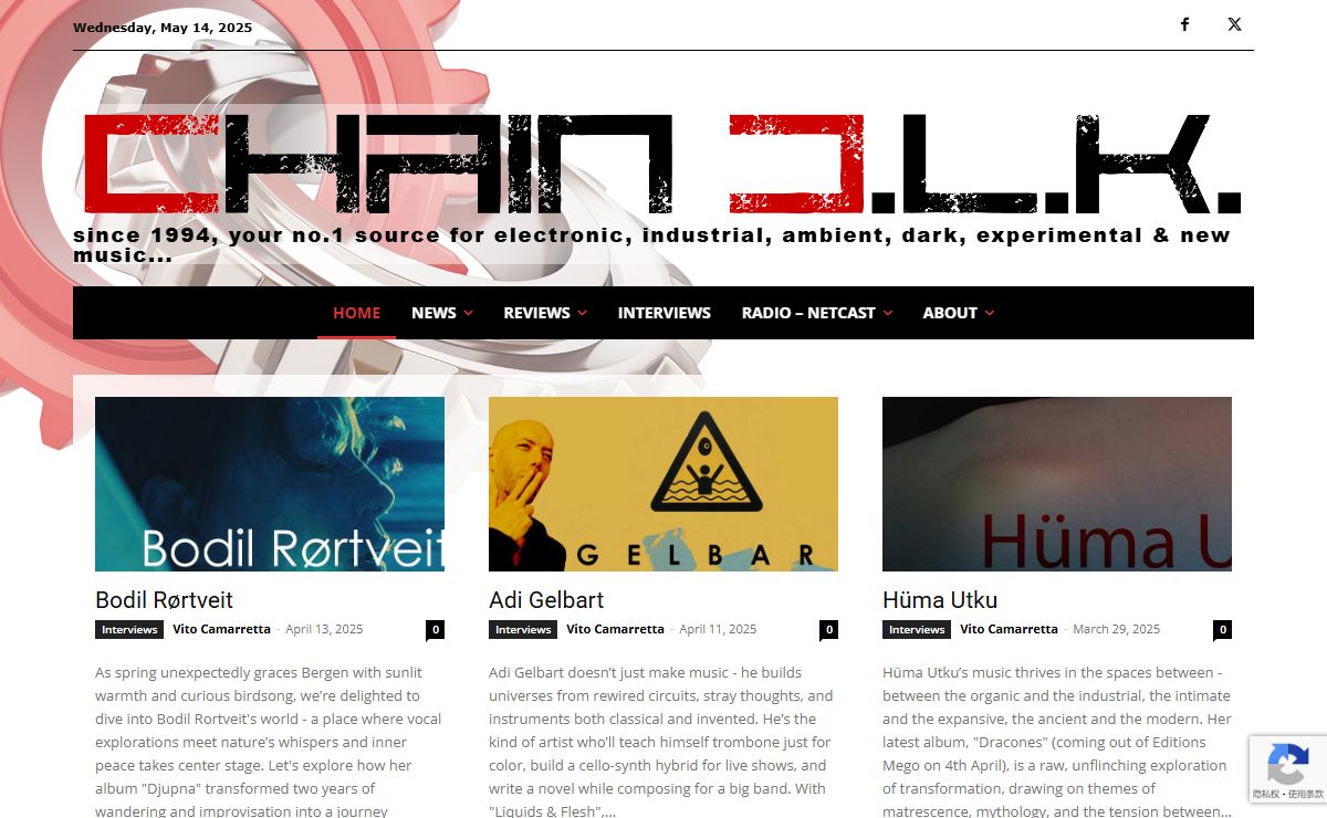 Chain D.L.K. | since 1994 your no.1 source for electronic, industrial, ambient, experimental & new music on the web