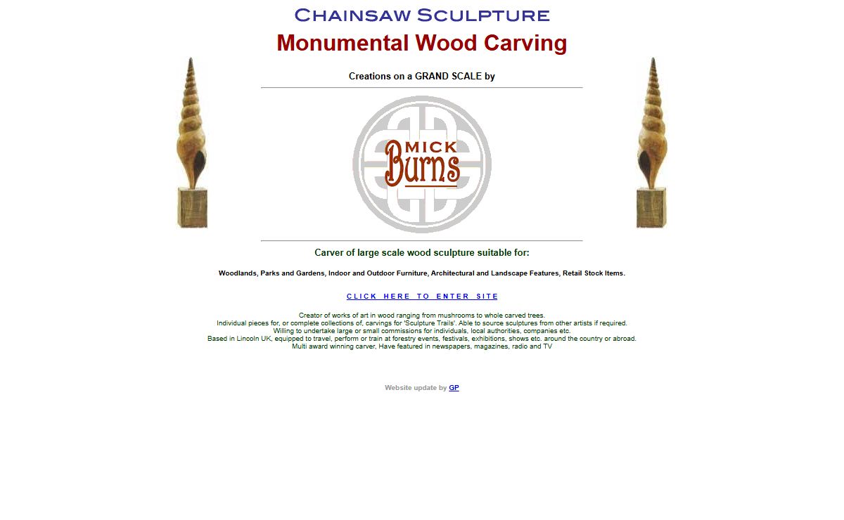 Chainsaw Sculpture, Chainsaw Carving – Mick Burns, Lincoln UK