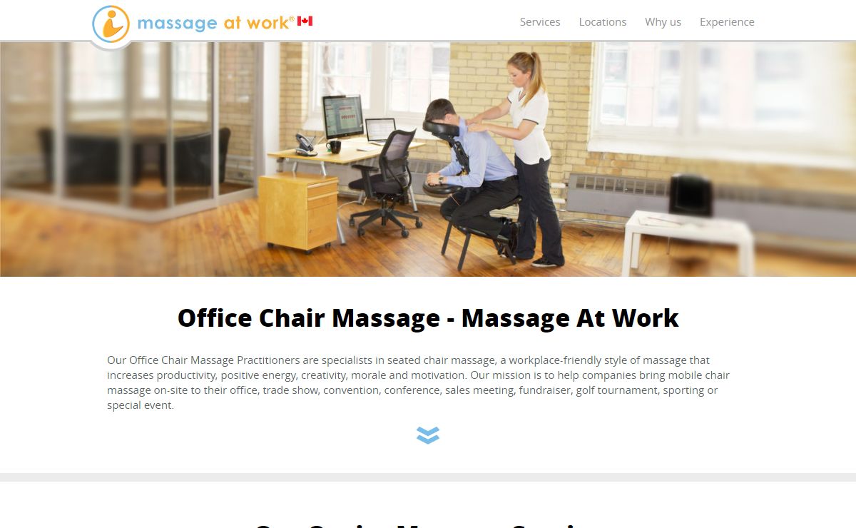Office Chair Massage | Massage At Work | Onsite Massage