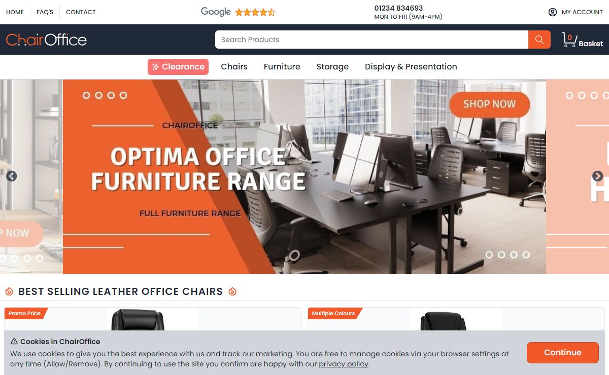 Office Chairs UK By ChairOffice™ HUGE Office Furniture Savings