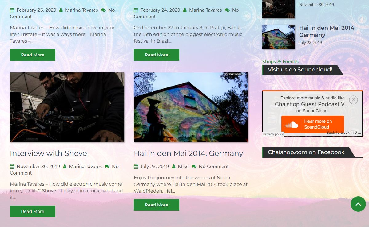Chaishop.com - Alternative Electronic Culture Since 1997