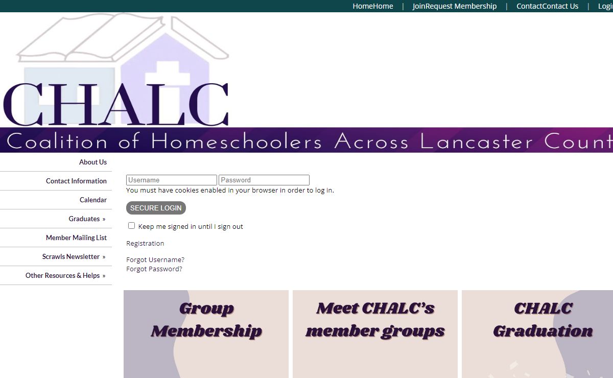 CHALC - Coalition of Homeschoolers Across Lancaster County