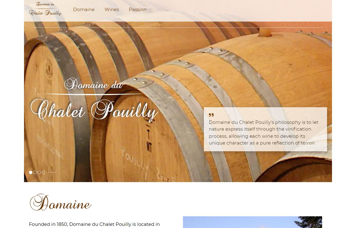 Domaine Du Chalet Pouilly