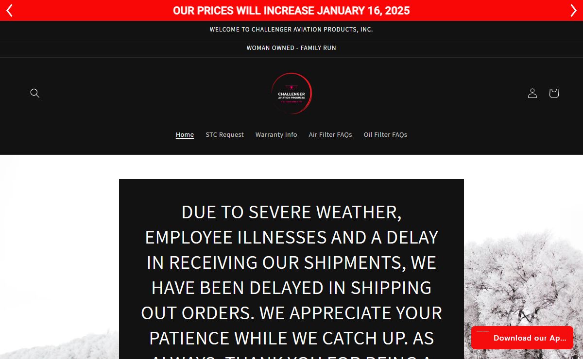 Challenger Aviation Products, Inc.