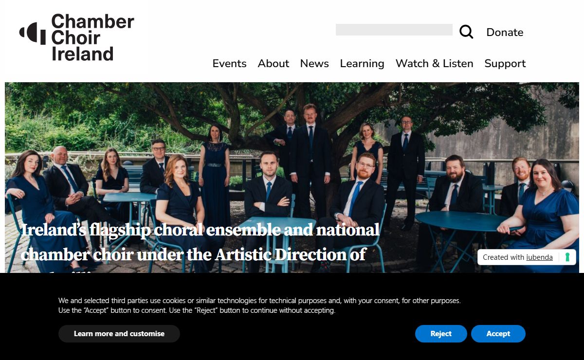 Ireland's flagship professional choral ensemble conducted by Artistic Director and Principal Conductor, Paul Hillier