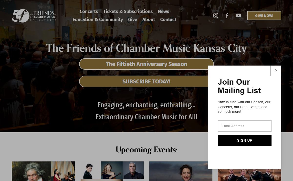 The Friends of Chamber Music Kansas City