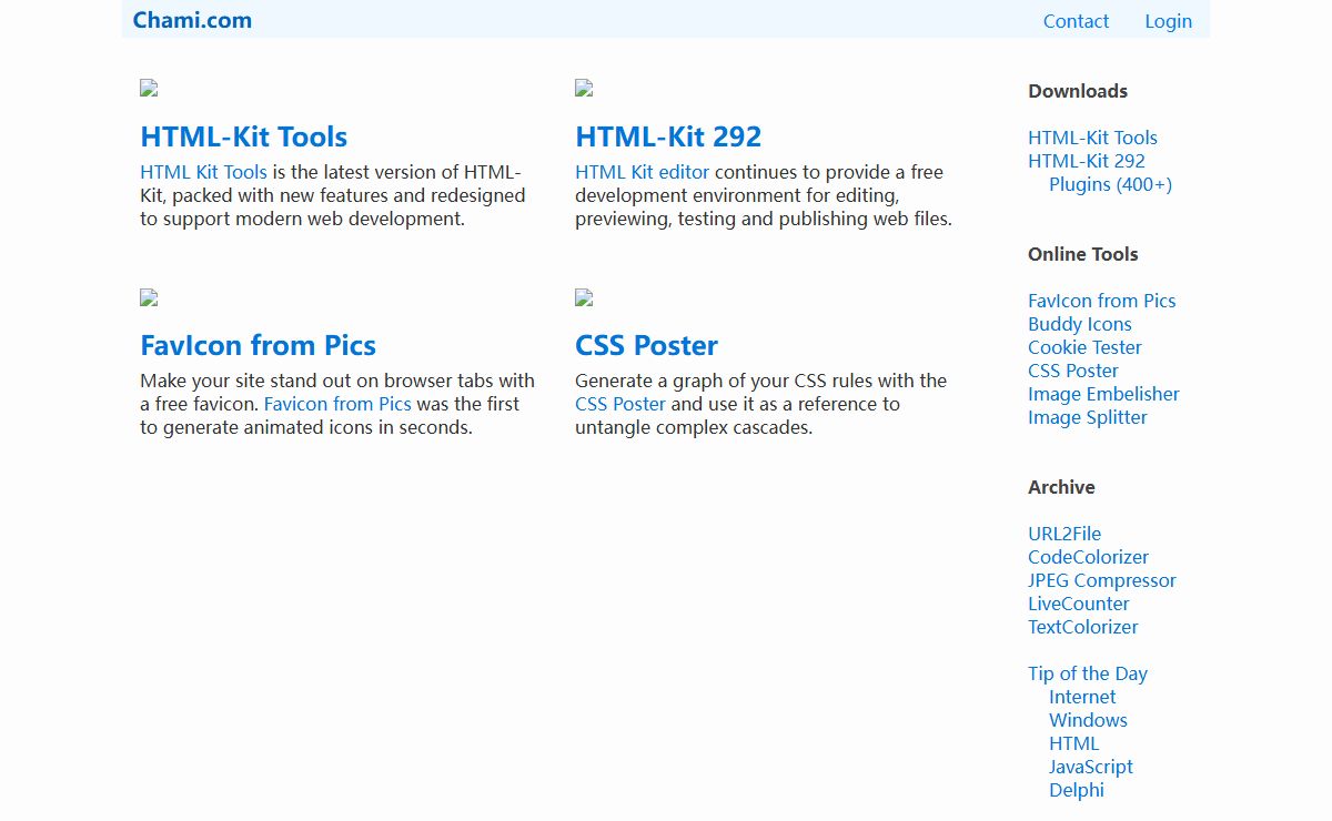 Chami.com -- tools for developers