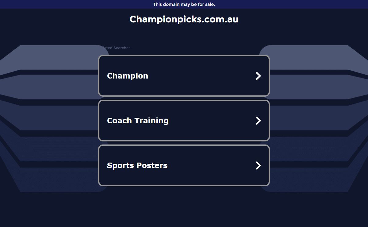 Championpicks.com.au