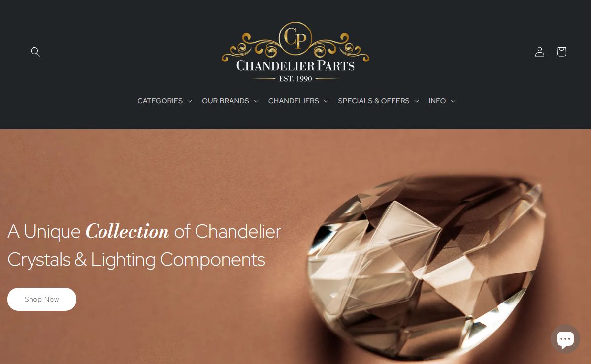 Distributor of Fine Prisms, Chandeliers and Accessories Since 1980 – ChandelierParts