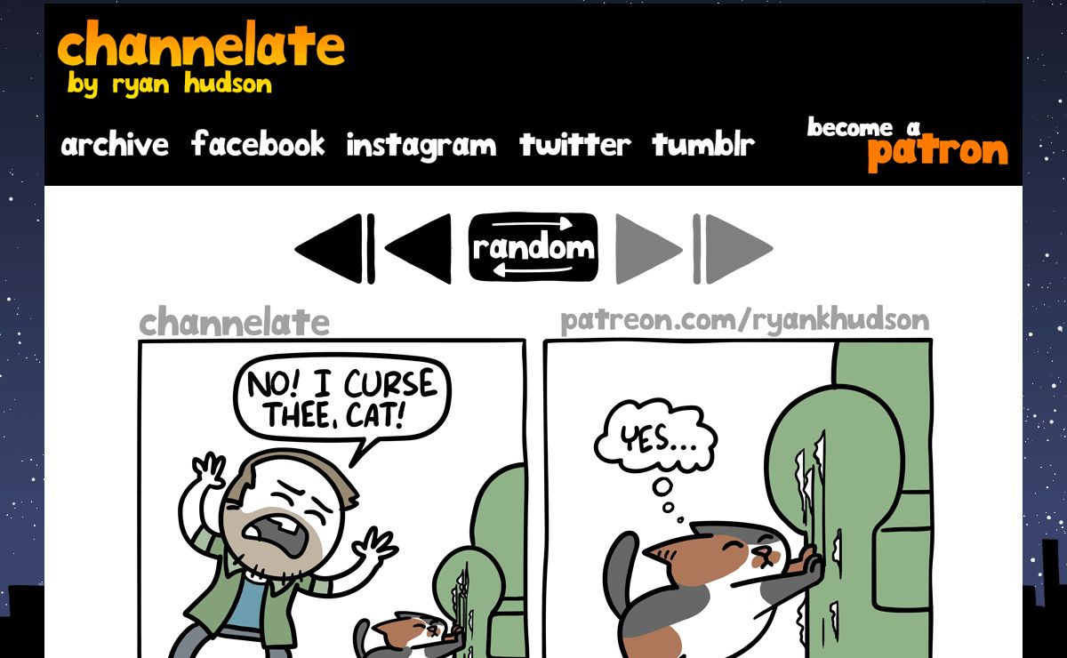 Channelate – Comics and Cartoons by Ryan Hudson