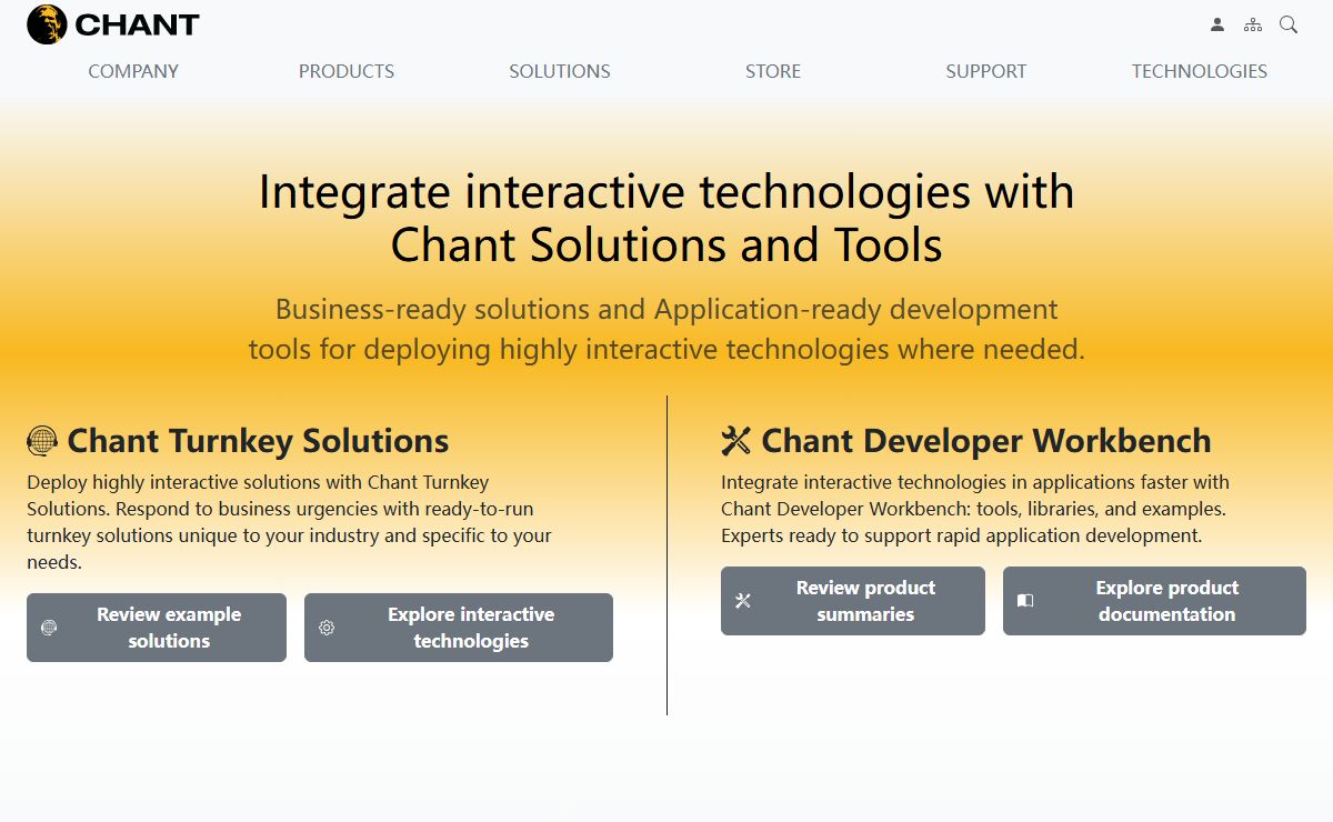 Chant Home Page