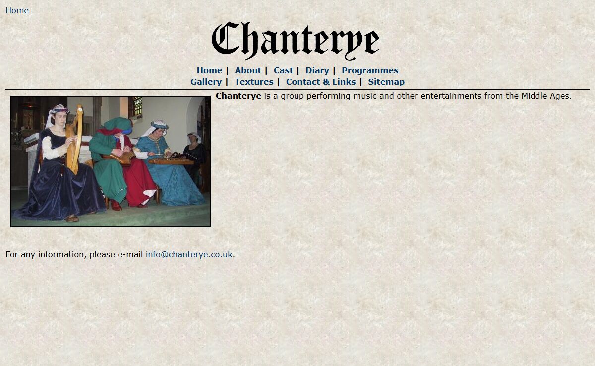 Chanterye - Home